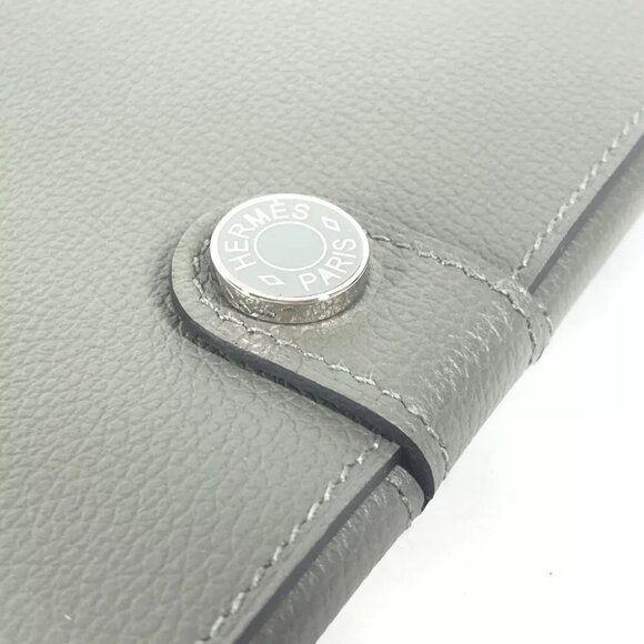 HERMES RMS Tutankhamun Bill Compartment Folded in half Long Wallet Unused - Picture 8 of 14